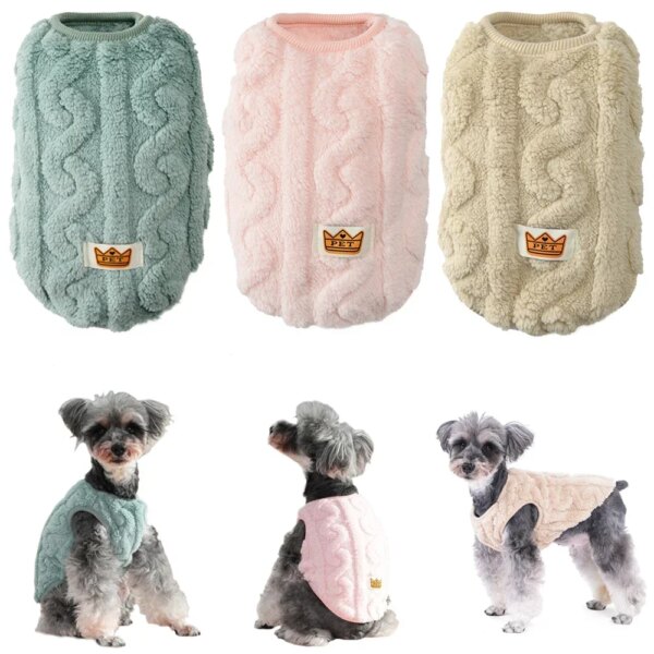 Soft Fleece Dog Clothes For Small Dogs and Cats