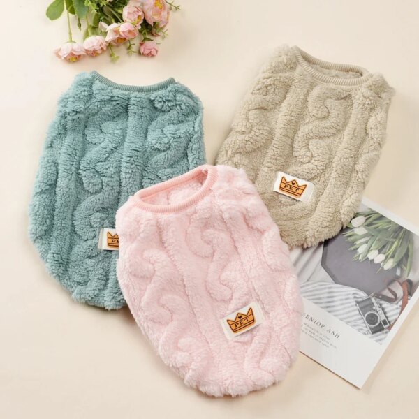 Soft Fleece Dog Clothes For Small Dogs and Cats - Image 2