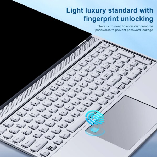 New 16" Inch 4K Laptop, 120 Hz ultra-clear screen, Windows 11 Pro Portable PC Gaming notebooks 32GB 2TB fingerprint unlock - Image 3