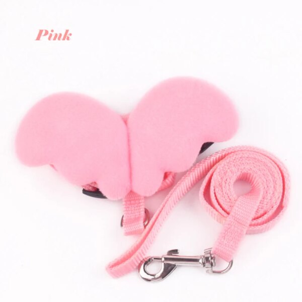 Cute Angel Wing Pet Harness and Leash for Cats and Rabbits - Image 4