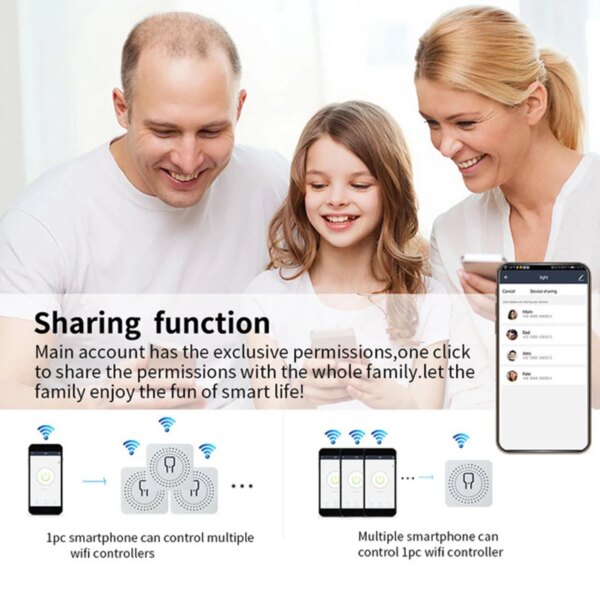 Wifi Smart Switch 16A Mini Wifi DIY Light Switches Support 2 Way Control Wireless Smart Home Breaker Works With Cozylife APP - Image 5