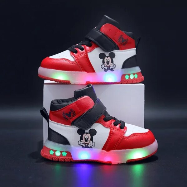 Disney Children's Led Mickey Mouse Light Shoes - Image 3