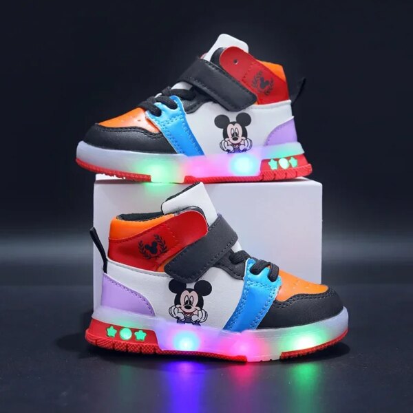 Disney Children's Led Mickey Mouse Light Shoes - Image 4