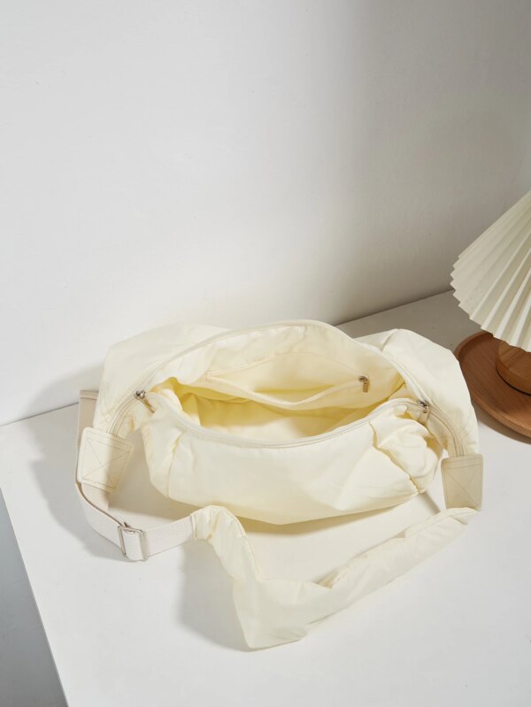 Large Capacity Casual Nylon Korean Style Hobos Bag - Image 4