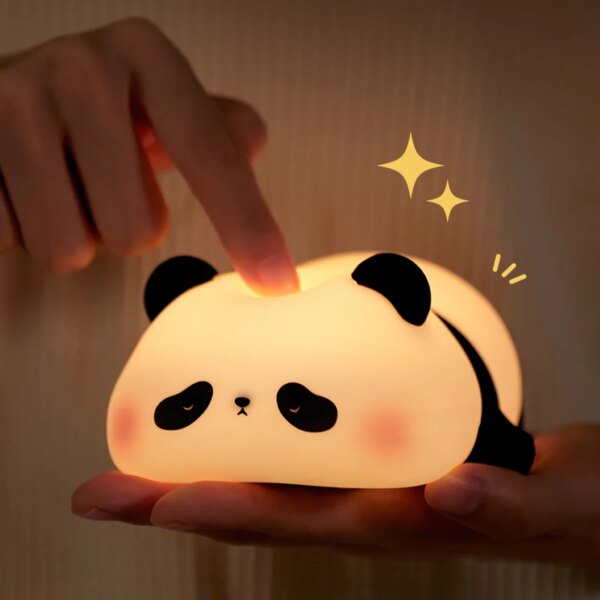 Cute Panda Silicon LED Night Light - Image 6