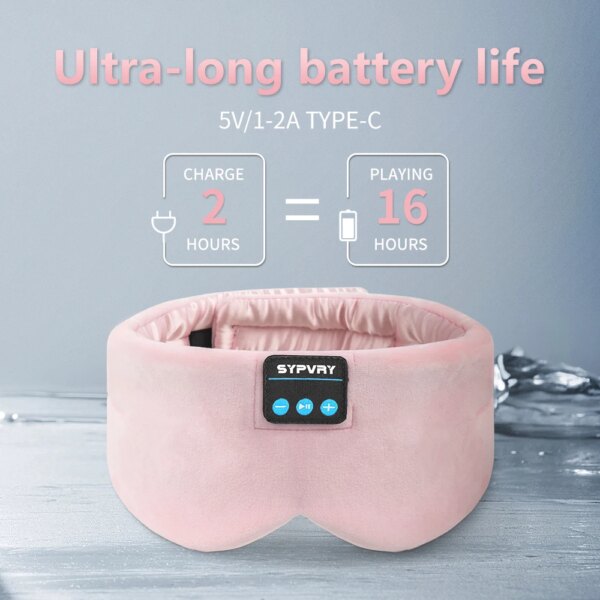 Sleeping Bluetooth HD Music Eye Mask - Image 3